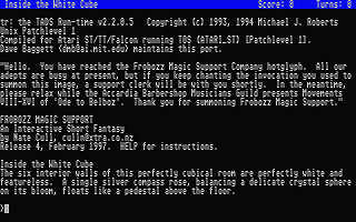 Frobozz Magic Support — screenshot 1